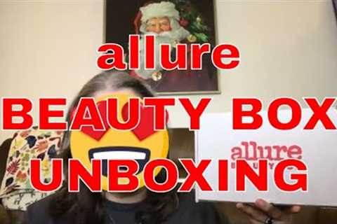 allure BEAUTY BOX~UNBOXING for DECEMBER  2023 || December 12, 2023