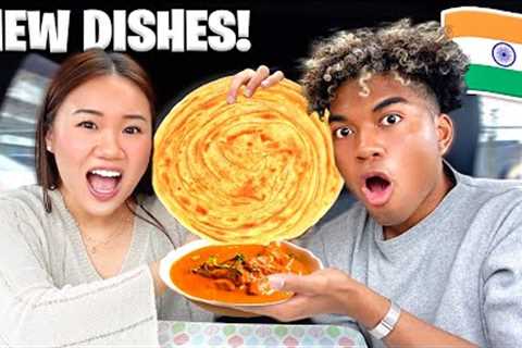 Eating Indian Food Dishes That We've Never Tried Before!! (INDIAN FOOD MUKBANG)