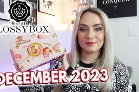 GLOSSYBOX DECEMBER 2023 UNBOXING ✨ | MISS BOUX