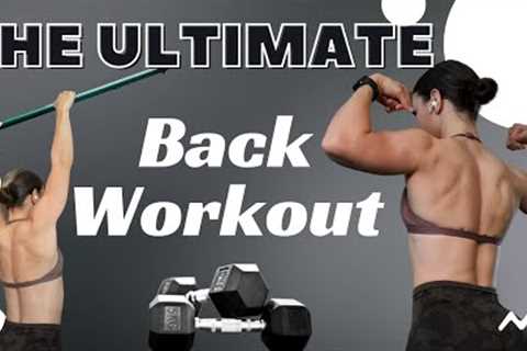FULL GYM BACK WORKOUT | a back workout for all fitness levels