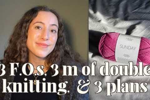 3 F.O.s, 3m of double knitting, &amp; 3 winter knitting plans: A December knitting podcast
