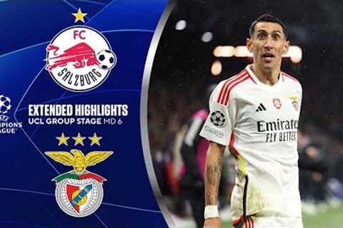 Salzburg vs. Benfica: Extended Highlights | UCL Group Stage MD 6 | CBS Sports Golazo