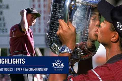 Tiger Woods | 1999 PGA Championship | Extended Highlights