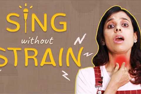 Sing without strain | 3 Easy steps to remove tension | VoxGuru ft. Pratibha Sarathy