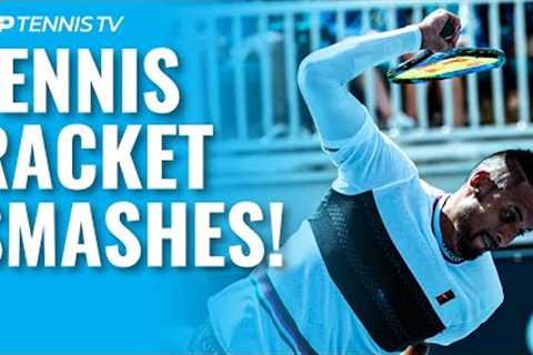 The Most Epic Tennis Racket Smashes!