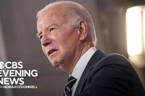 CBS News poll shows most Americans disapprove of Biden's handling of Israel-Hamas war