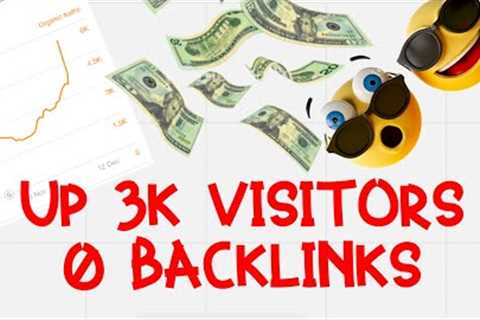 🏴‍☠️ Road to 1M in public: SEO niche site up 🤑 +3k visitors 0 backlinks