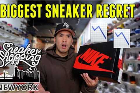 BIGGEST SNEAKER REGRET !!! I FINALLY REDEEM MYSELF SNEAKER SHOPPING IN NYC VLOG