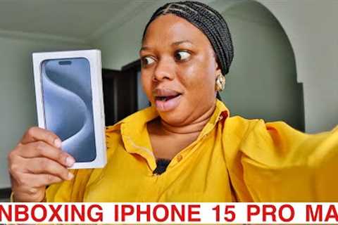 UNBOXING IPHONE 15 PRO MAX| SUPRISE CHRISTMAS GIFT FROM MY HUSBAND| FILMING GADGETS.