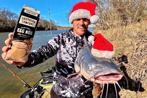 SPICY EGGNOG CATFISH Catch n' Cook!!