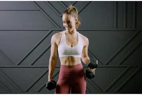 Full Body STRENGTH Workout with Dumbbells (Low Impact/No Jumping)