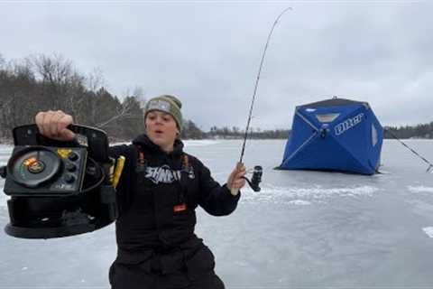 Early Ice Fishing for Crappies and Bluegills!