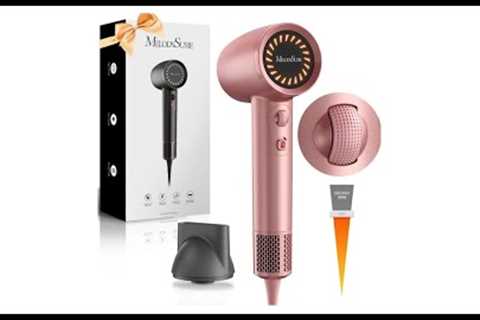 MELODY SUSIE  High Speed Professional Hair Dryer | Super Fast Blow Dryer Gift Set With Speed Roller