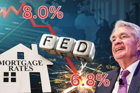 Mortgage Rates -How The Fed RATE CUT Announcement Just Saved the Housing Market! ✨📈