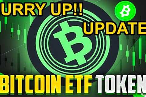 Bitcoin ETF Token Presale Update - Next Round Ending Soon! Buy Before Exchange Launch!
