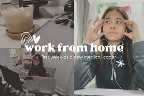 Work from home: my first week as a new medical coder | medical coding journey