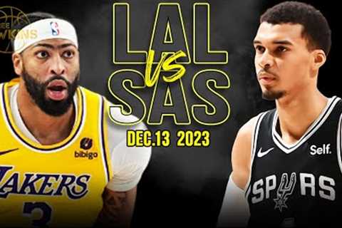 Los Angeles Lakers vs San Antonio Spurs Full Game Highlights | December 12, 2023 | FreeDawkins