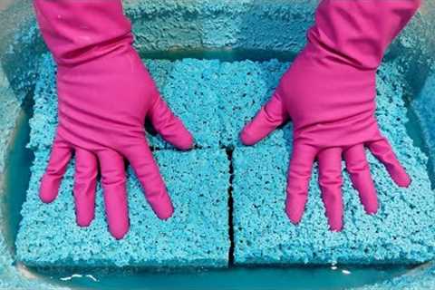 Settled Magic Bleach Paste 💙 Sponges Squeezing 💙 ASMR