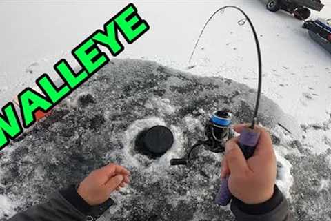 Really Fun Walleye Bite | Ice Fishing