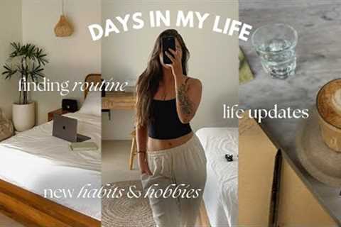 productive vlog 🧸 new habits &amp; hobbies, life in Bali, finding routine