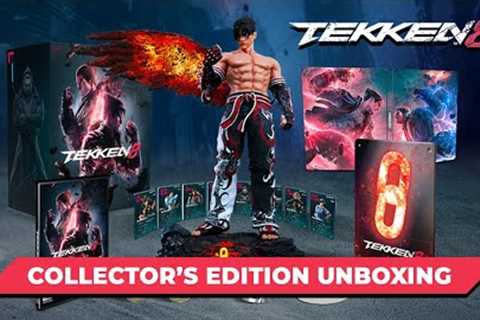 Unboxing the Tekken 8 Collector's Edition - Love this Devil Jin Statue!