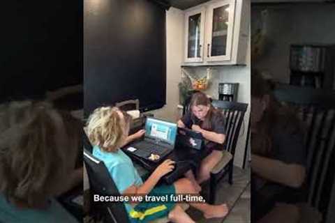 Miacademy has curriculums for pre-k to 12. Link in bio, use code NOMADS22 #homeschool #roadschool