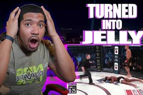 NEW UFC FAN REACTS TO MMA KNOCKOUTS THAT TURNED FIGHTERS INTO JELLY