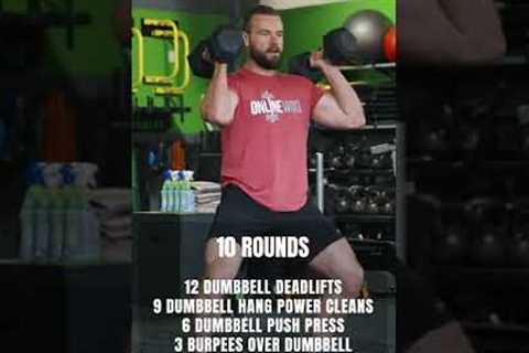 Dumbbell Workout #shorts #crossfit #wod #workout #fitness #dumbbell