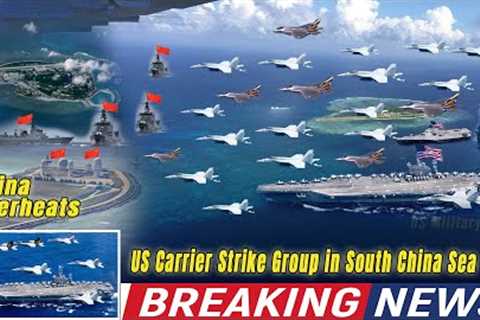 Hundreds of Aircraft From US Carrier Strike Group Take Off Suddenly Near a Chinese Military Island