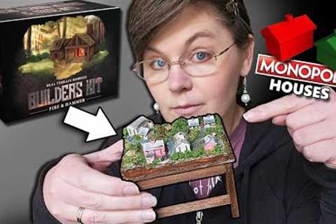 I made a TINY VILLAGE 🏡 Unboxing the Kit from @RealTerrainHobbies