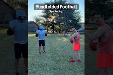 Blindfolded Football Prank! *Hilarious Ending*