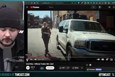 Tim Pool REACTS To New CIVIL WAR Movie Trailer, 2024 Film Shows 2nd US CIVIL WAR