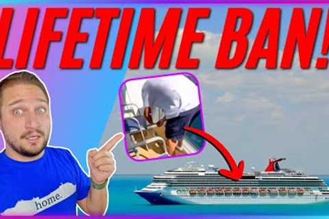 Viral Video Lands Couple in Hot Water- BANNED from Carnival! 🔥🚢 #cruisenews