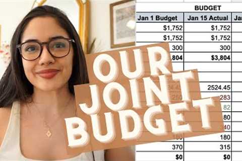 OUR JOINT BUDGET | how to manage money as a couple | *free template* | BUDGETING WHEN MARRIED *