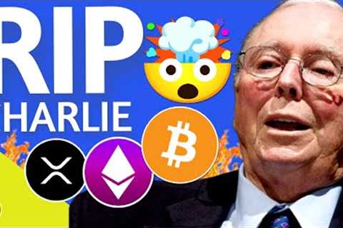 🚨HUGE SEC BITCOIN SPOT ETF NEWS &amp; CHARLIE MUNGER PASSES AWAY!