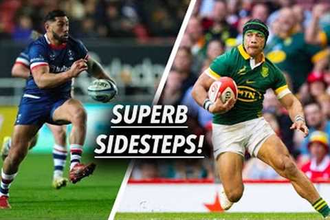 Great Sidesteps &amp; Insane Footwork in Rugby [2023]