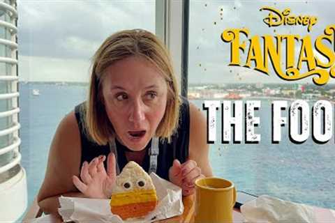 EVERYTHING We Ate: The FOOD on Disney Fantasy Cruise Ship