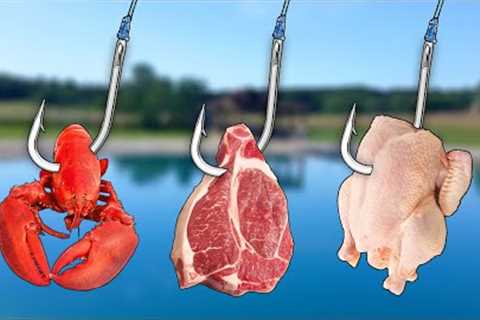 Grocery Store Meat Fishing Challenge