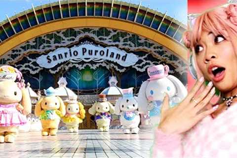 VISITING A *SANRIO* THEME PARK IN JAPAN! #sanrio #japan #travel #vlog