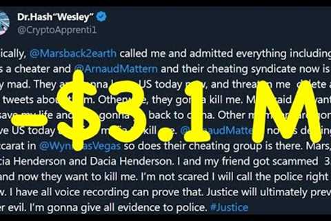 Wesley Exposes Poker Cheating Syndicate | Syndicate Threaten Wesley