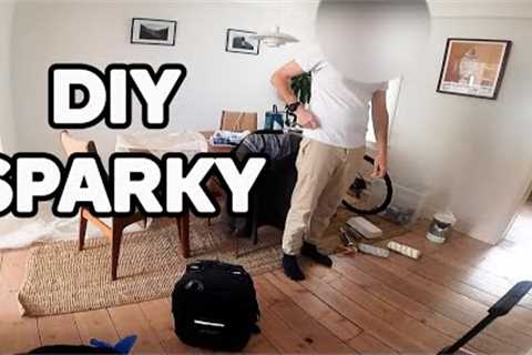 DIY Electrician works LIVE