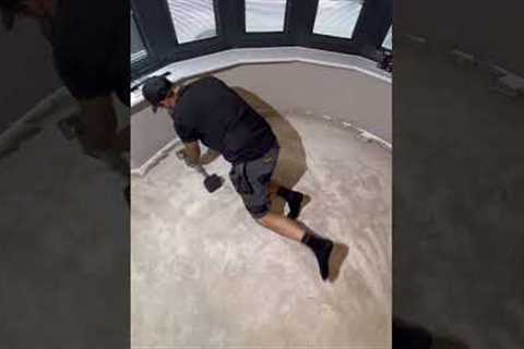 How To Install Carpet Into Bay #carpet #howto #shorts