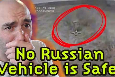 Ukrainian Combat Drones DELETE Russian Vehicles