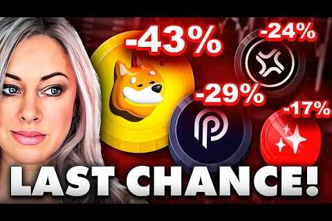 Last Chance To BUY Altcoins? (Major Signal REVEALED)