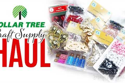 What I found after shopping 5 DOLLAR TREE Stores Craft Supplies Haul