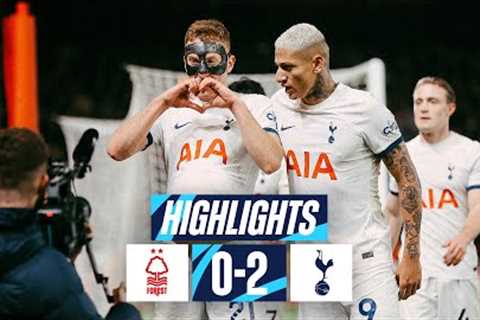 NOTTINGHAM FOREST 0-2 TOTTENHAM HOTSPUR // PREMIER LEAGUE HIGHLIGHTS // KULUSEVSKI MASTERCLASS