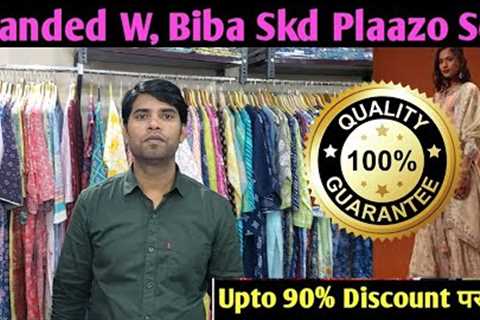 ORIGINAL W, BIBA SKD PLAZZO SET WAREHOUSE | M.no-8383907474 | Cheapest export surplus warehouse