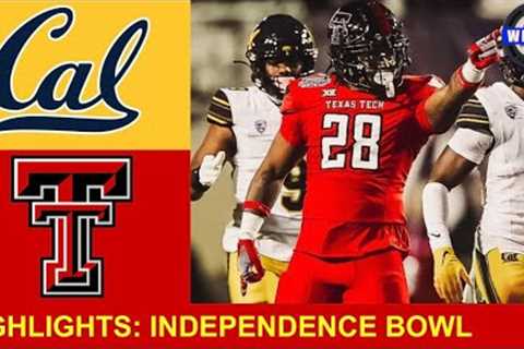 California vs Texas Tech Highlights | Independence Bowl | 2023 College Football Highlights