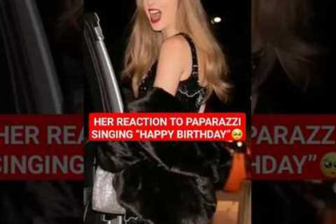 when Taylor Swift SURPRISED by Paparazzi on her birthday #taylorswift