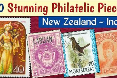 Old Stamps Value - New Zealand to India | 50 Stunning Philatelic Exhibition Pieces